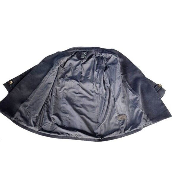 Wantdo Women's Sz XL Navy Blue Double Breasted Winter Trench Jacket Pea Coat - Picture 11 of 12